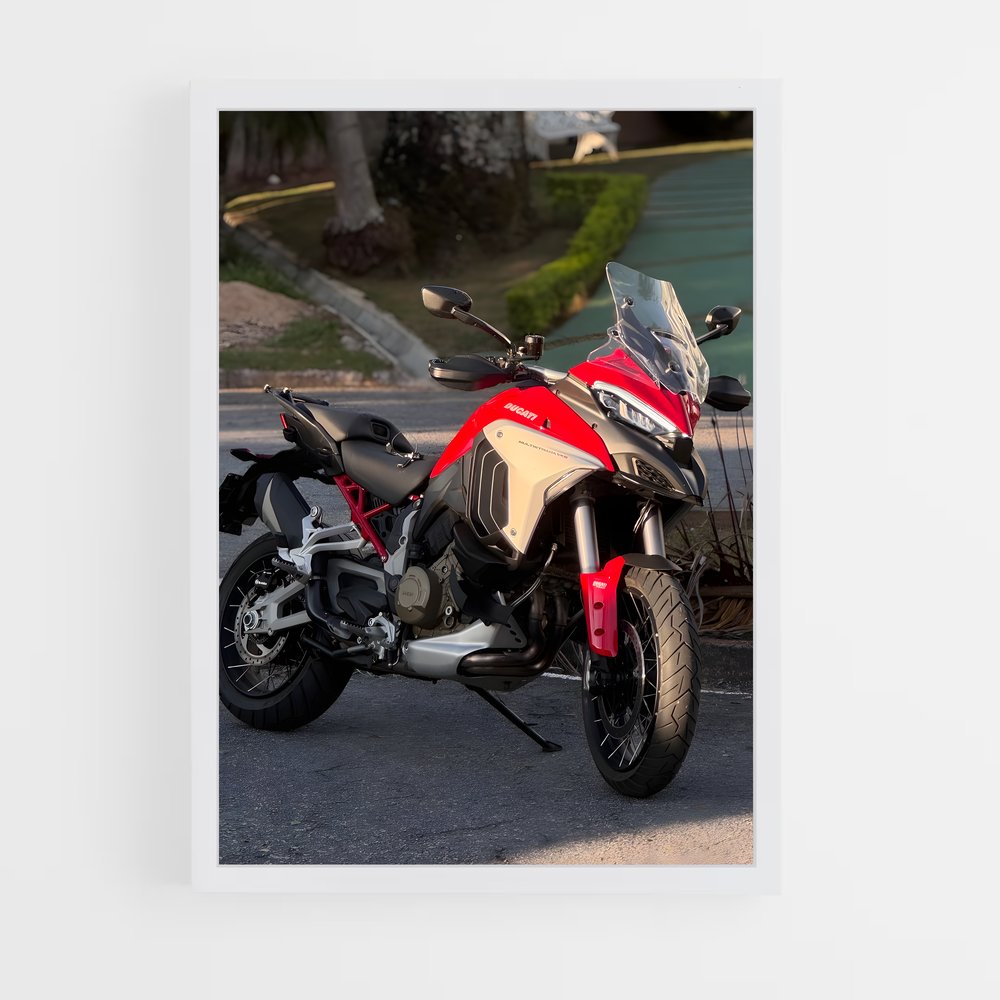 Poster Multistrada vs magnifique – affiche Ducati (vue 3)